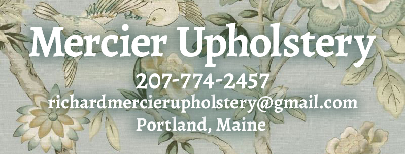 Mercier Upholstery, phone number 207-774-2457, located in Portland, ME