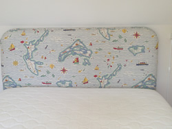 Headboard by Mercier Reupholstery